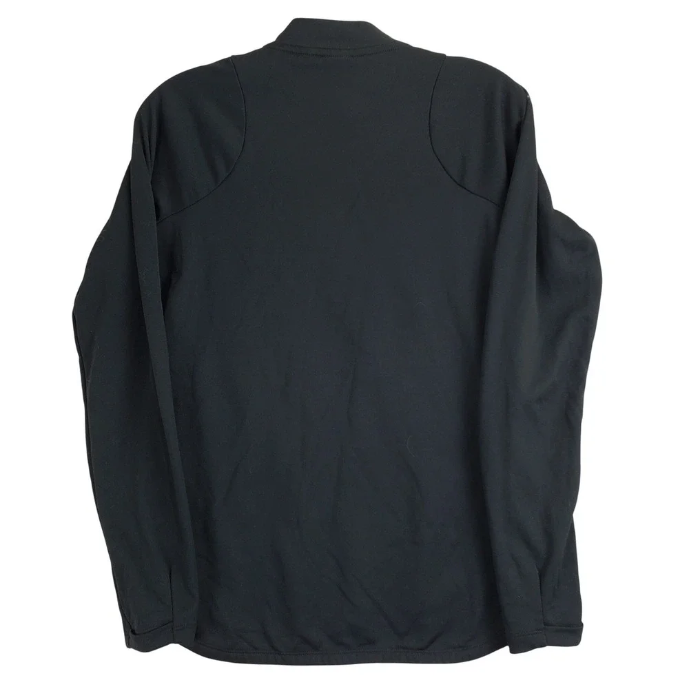 Nike Dri-FIT FSC Soccer Quarter Zip Pullover Mens S Black Training Activewear